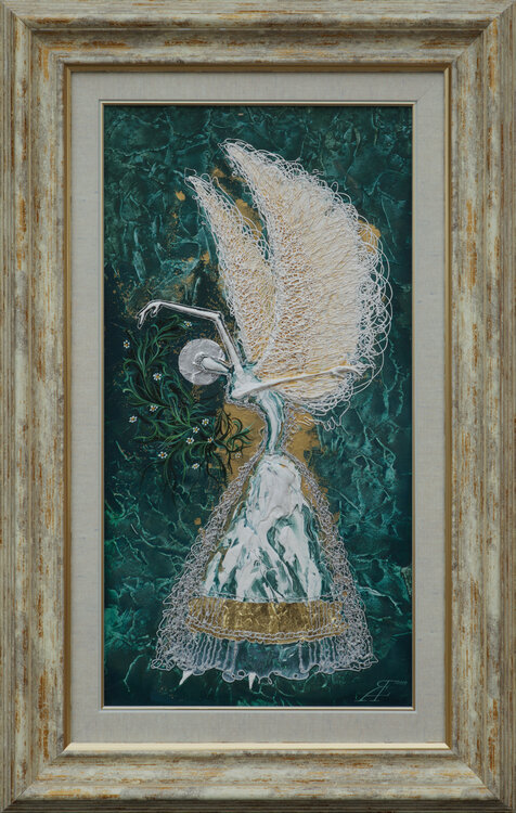 Angel of paradise garden. Alexander Jazykov