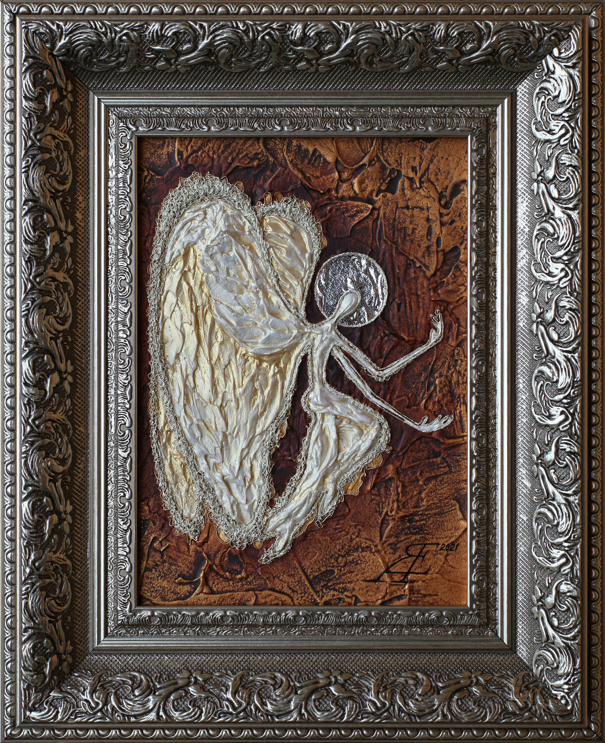Angel of Warm Hopes Alexander Jazykov Originalgemälde zu verkaufen