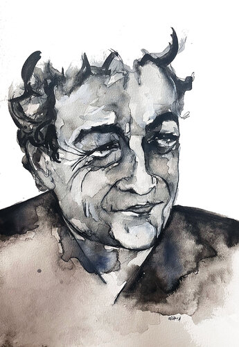 Philippe Leotard van Sandra Encaoua, Werk op papier te koop op Singulart