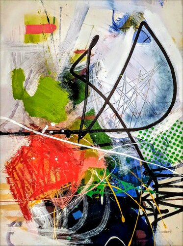 DIVIDED ENTITY van Yossef Ben-Sason, Schilderij te koop op Singulart