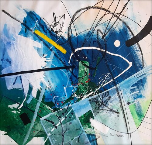 FROM  ANOTHER POINT OF VIEW von Yossef Ben-Sason, Malerei kaufen auf Singulart