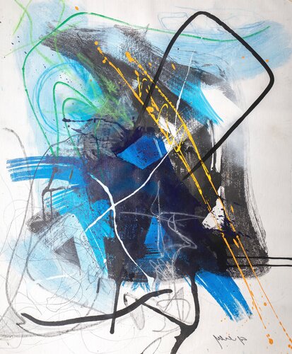 INNER STORM de Yossef Ben-Sason, Pintura a la venta en Singulart