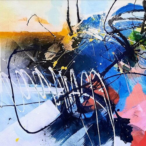 Longing for freedom by Yossef Ben-Sason, Painting for Sale on Singulart