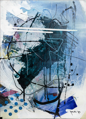 FROZEN DROP by Yossef Ben-Sason, Painting for Sale on Singulart