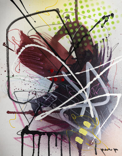 MARKS OF INTUISION di Yossef Ben-Sason, Pittura in vendita su Singulart