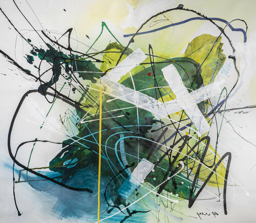 SILENT MOTION par Yossef Ben-Sason, Peinture en vente sur Singulart