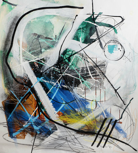 INSIDE THE MACHINE di Yossef Ben-Sason, Pittura in vendita su Singulart