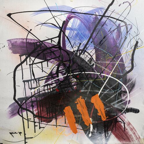 WILD THOUGHTS van Yossef Ben-Sason, Schilderij te koop op Singulart