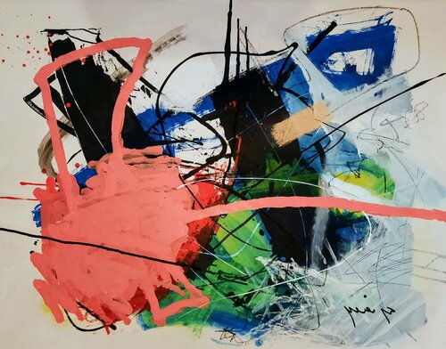 CHASING MYSELF di Yossef Ben-Sason, Pittura in vendita su Singulart