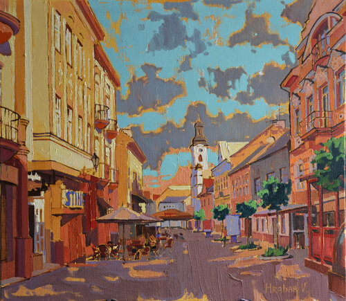 Spring Day di Vira Hrabar, Pittura in vendita su Singulart