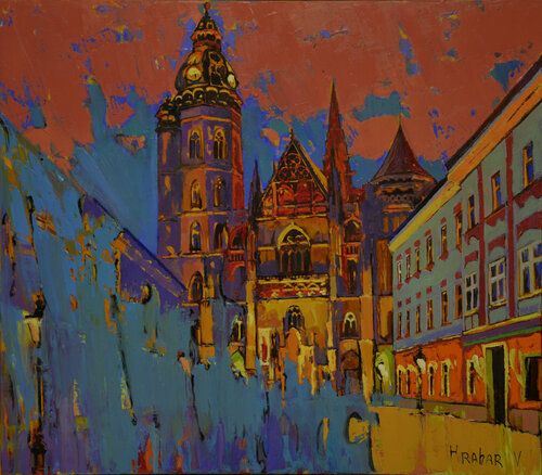 Kosice di Vira Hrabar, Pittura in vendita su Singulart