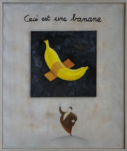Musa balbisinia artistica van Bruno Aimetti, Schilderij te koop op Singulart