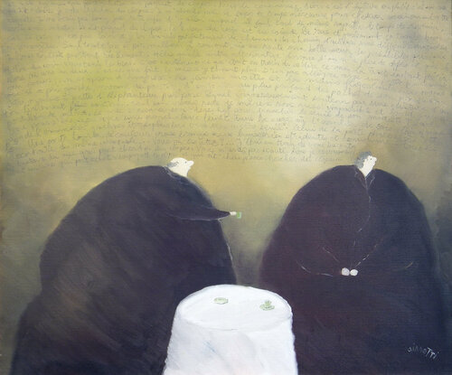 Tea for two di Bruno Aimetti, Pittura in vendita su Singulart