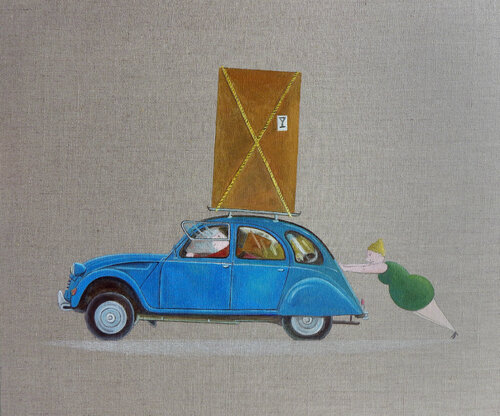 Hybride van Bruno Aimetti, Schilderij te koop op Singulart