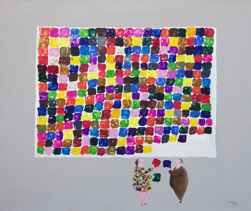 Patchworkerie de Bruno Aimetti, Pintura a la venta en Singulart