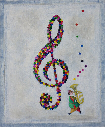 Solstice de printemps van Bruno Aimetti, Schilderij te koop op Singulart