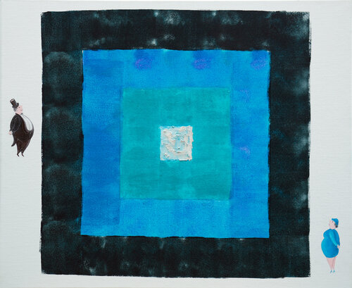 Rhapsody in blue van Bruno Aimetti, Schilderij te koop op Singulart