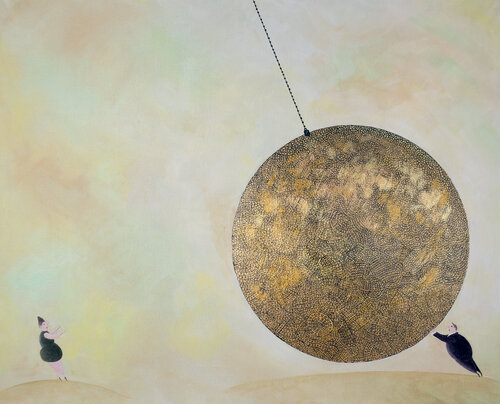 Ping&Gong van Bruno Aimetti, Schilderij te koop op Singulart