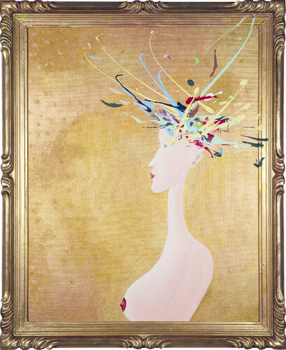 Le Moulin Rouge van Bruno Aimetti, Schilderij te koop op Singulart