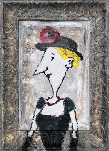 La veuve joyeuse di Bruno Aimetti, Pittura in vendita su Singulart