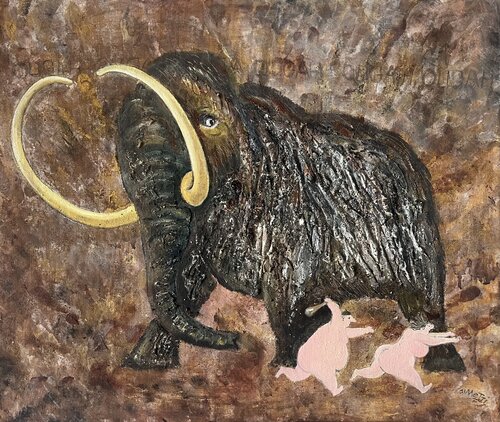 Basic instinct van Bruno Aimetti, Schilderij te koop op Singulart