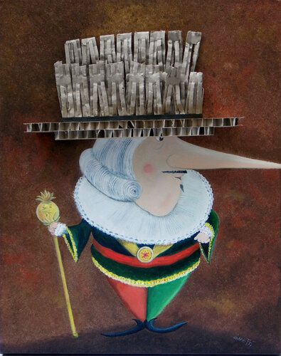 Le marmouset de Bruno Aimetti, Pintura a la venta en Singulart