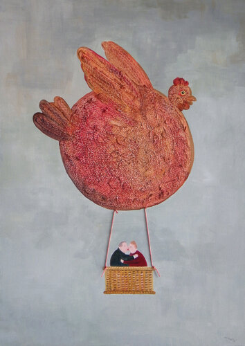 A fond les ballons de Bruno Aimetti, Pintura a la venta en Singulart