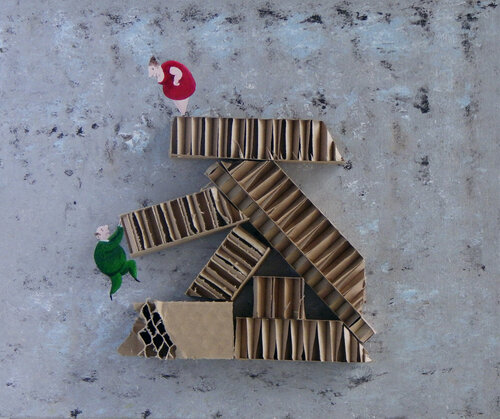 L'escalator tue de Bruno Aimetti, Pintura a la venta en Singulart