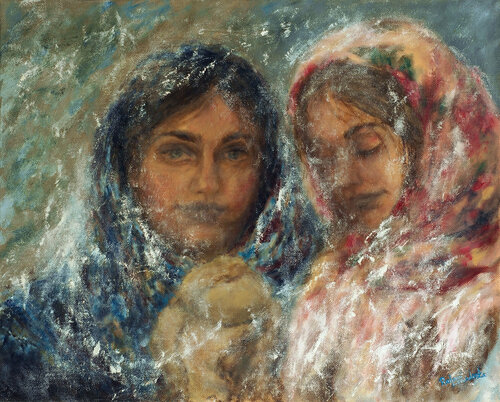 Winter Day par Ruslana Levandovska, Peinture en vente sur Singulart