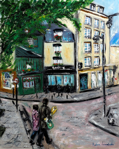 Quartier Latin, Paris von Ruslana Levandovska, Malerei kaufen auf Singulart
