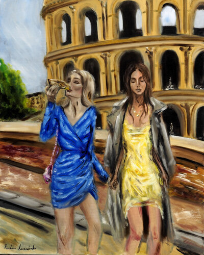 See you in Rome van Ruslana Levandovska, Schilderij te koop op Singulart