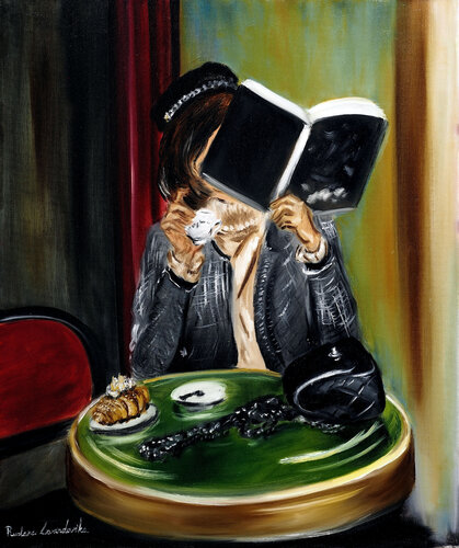 Parisian Charm par Ruslana Levandovska, Peinture en vente sur Singulart