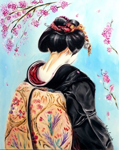 A Japanese Spring de Ruslana Levandovska, Pintura a la venta en Singulart