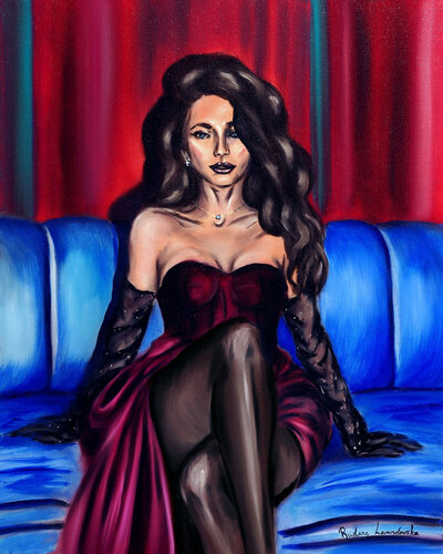 Midnight Glamour von Ruslana Levandovska, Malerei kaufen auf Singulart