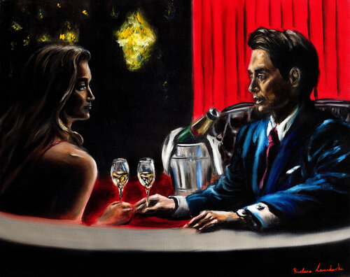 Evening Together by Ruslana Levandovska, Painting for Sale on Singulart