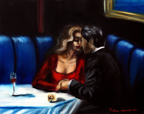 Romantic Evening by Ruslana Levandovska, Painting for Sale on Singulart