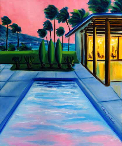 Endless Summer Sunset di Ruslana Levandovska, Pittura in vendita su Singulart