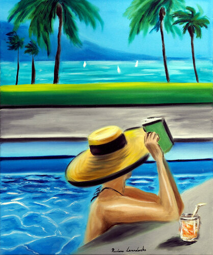 Ocean Daydreaming by Ruslana Levandovska, Painting for Sale on Singulart