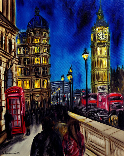 Timeless London di Ruslana Levandovska, Pittura in vendita su Singulart