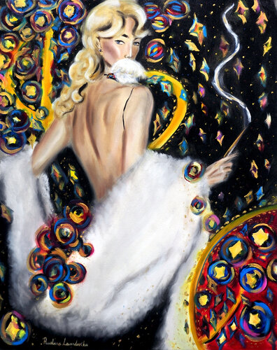 Night Star by Ruslana Levandovska, Painting for Sale on Singulart