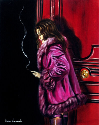 Nightfall Whispers by Ruslana Levandovska, Painting for Sale on Singulart