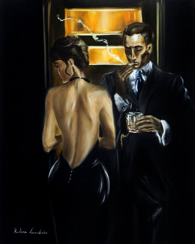 Smoke and Silk by Ruslana Levandovska, Painting for Sale on Singulart