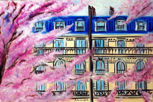 Spring in Paris by Ruslana Levandovska, Painting for Sale on Singulart