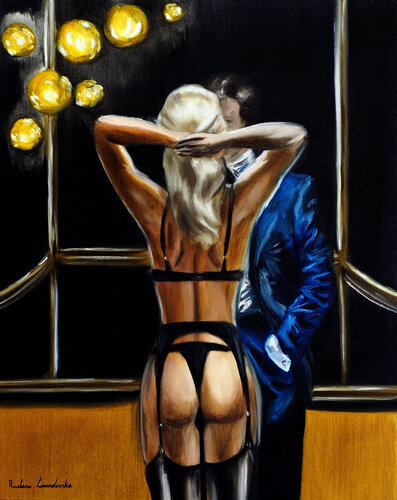 Midnight Romance von Ruslana Levandovska, Malerei kaufen auf Singulart