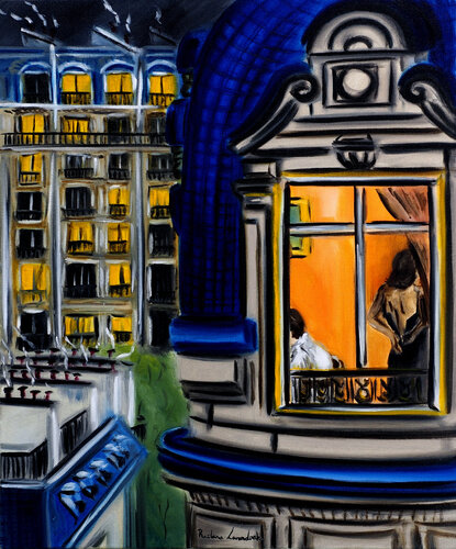 Parisian Nights van Ruslana Levandovska, Schilderij te koop op Singulart