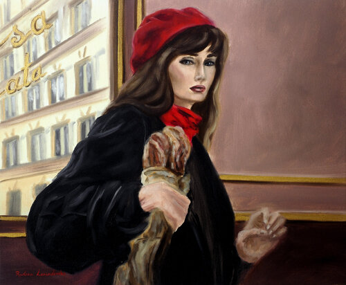 A Parisian Moment von Ruslana Levandovska, Malerei kaufen auf Singulart