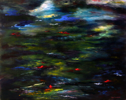 Before Monet's Water Lilies bloom - a study Ruslana Levandovska