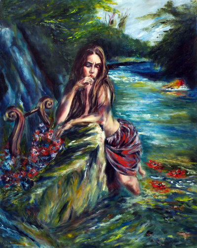 The Fleeting Thoughts of a Nymph de Ruslana Levandovska, Pintura a la venta en Singulart