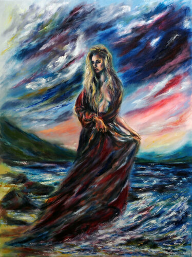 Swept Away - a study par Ruslana Levandovska, Peinture en vente sur Singulart