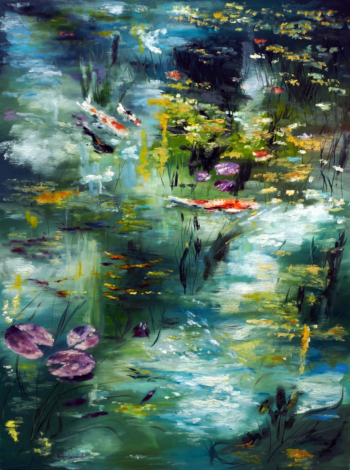 Monet's Pond Ruslana Levandovska